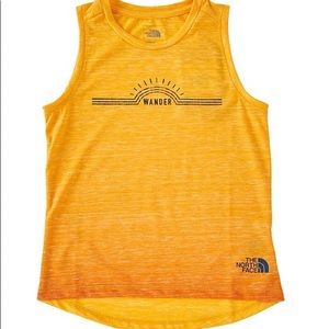 north face girls tank top